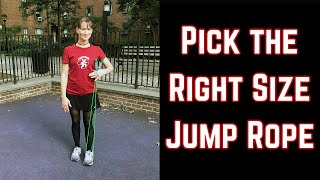 How to select a jump rope of the correct length (2019)