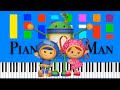 Team Umizoomi Anything To Help My Friends Slow EASY Medium 4K Piano Tutorial