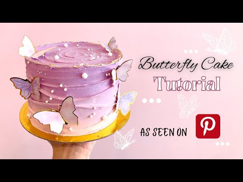 Pinterest Butterfly Cake Tutorial