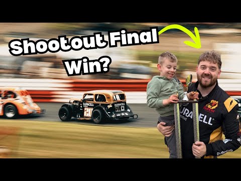 How I won the Oval Track legend cars UK shootout final 🏆(Full races from Hednesford Hills Raceway)