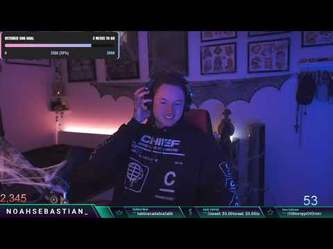 Noah Sebastian (Bad Omens) Portal 2 + Halloween🎃 Sunday N Season | FULL Twitch Stream (2020-10-05)