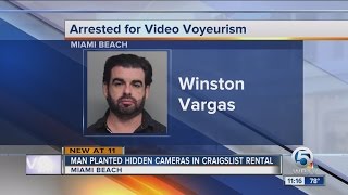 Man planted hidden cameras in Craigslist rental