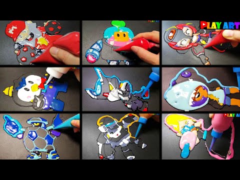 Pancake Brawl Stars,Coach Mike,Sprout,Max,AgentP,Mecha Crow,Shark Leon,Mascot Darryl,Mecha Bo,Piper