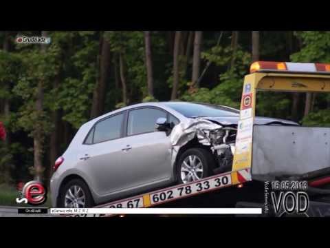 Wypadek na Trasie Średnicowej w Grudziądzu