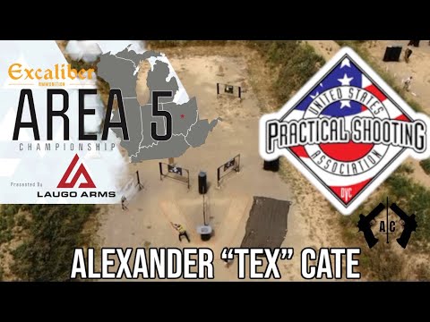 24' USPSA Major Match: Area 5 Championship - Alexander "Tex" Cate - Limited Optics A