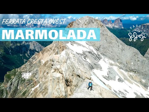 Ferrata Cresta Ovest a Punta Penia 3.343 mt | MARMOLADA - Dolomiti