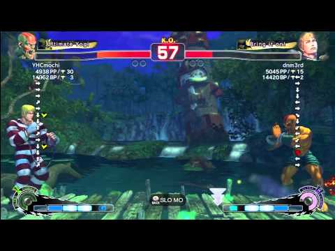 Super Street Fighter IV AE - dnm3rd (Cody) Vs YHCmochi (Dhalsim)