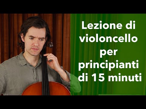 Lezione di violoncello per principianti di 15 minuti