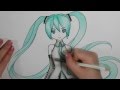 How to draw Hatsune Miku 