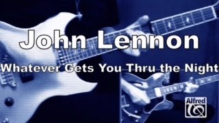 How to Play &quot;Whatever Gets You Thru the Night&quot; by John Lennon on Guitar - Lesson Excerpt