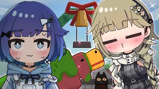 【手描き】伝説のリースの前でキスして永遠に結ばれる2人!?【ぶいすぽっ!/英リサ/紡木こかげ】【マンガ動画/アニメ/VTuber】