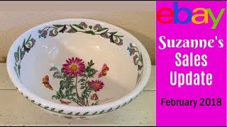 Suzanne's eBay Sales Update February 2018