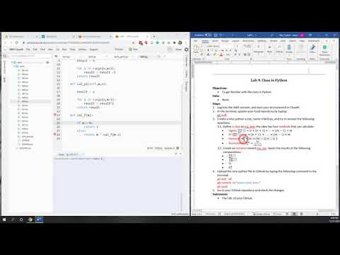 Lab 9 Class In Python
