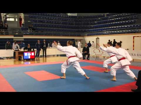 Female Kata Team 2014 - Montenegro - Finale -