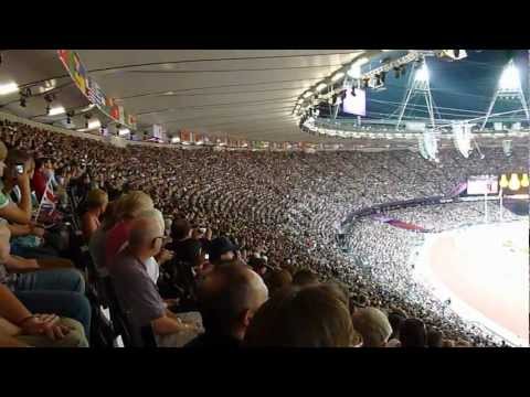Massive Mexican Wave! - London 2012 Olympic Stadium
