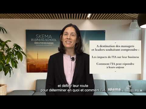 Découvrez le Certificat Data Science & AI for Business