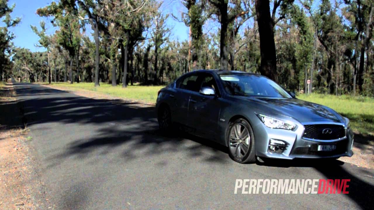 2014 Infiniti Q50 V6 Hybrid 0-100km/h & engine sound