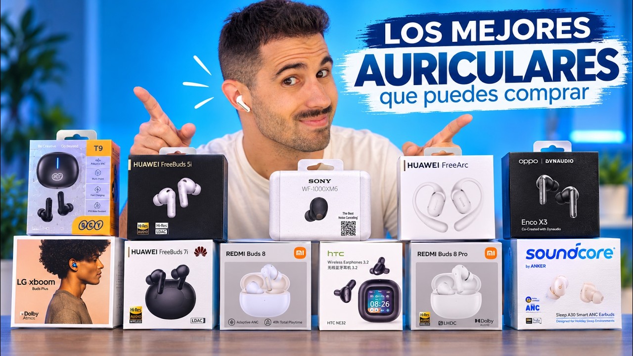 Los mejores AURICULARES que puedes comprar en 2026 🎧 ¡Estos son los BUENOS desde 10€!