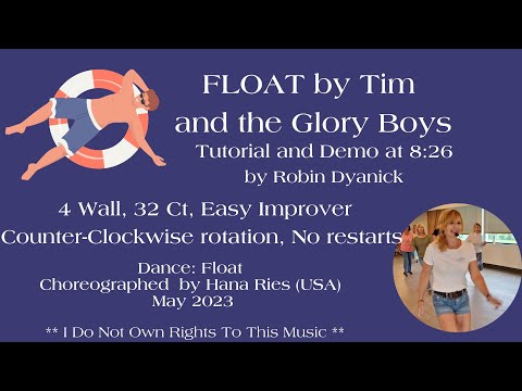 Float by Tim & The Glory Boys Line Dance Tutorial and Demo at 8:26