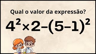 🔥 MATEMÁTICA BÁSICA - Qual o valor da expressão?