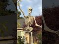 Halloween statue skeleton🎃 #short  #tiktok  #2023  #shorts  #mushroom #tiktok #gemini  #halloween