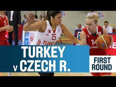 Turkey v Czech R. -- 1st Round -- 2014 U20 European Championship Women