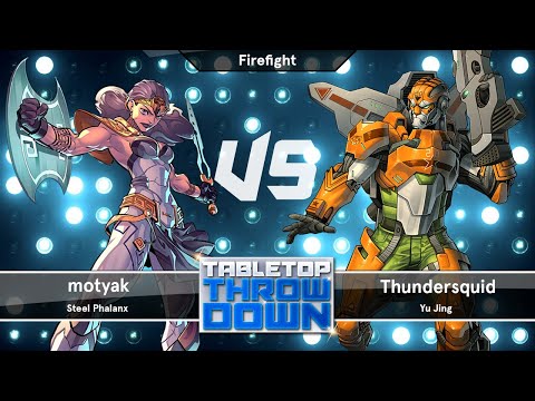 Tabletop Throwdown - Infinity Batrep - Firefight - Yu Jing (Thundersquid) vs Steel Phalanx (motyak)