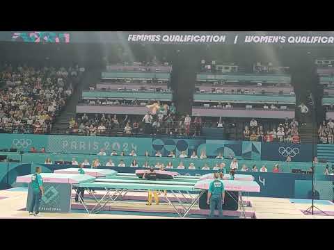 Gomes Camilla BRA Women's Trampoline Qualification 1st Routine 2024 Paris Olympics