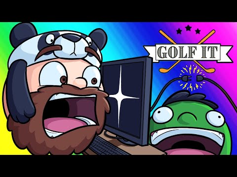 Golf-it Funny Moments - Nogla Sabotages the Whole Game! Video