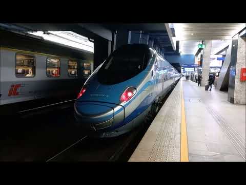 Pendolino PKP IC EIP Trains (speed 6x) at Warszawa Centralna