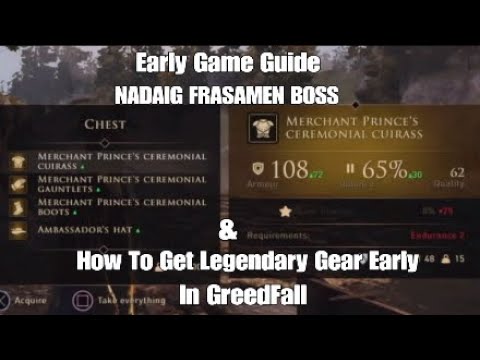 The one Legendary  Armor Set You Can get Early game In GreedFall: The NADAIG FRASAMEN BOSS