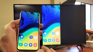 Galaxy A80: How to Screen Mirror Connect Wirelessly to LG Smart TV (Smart View)