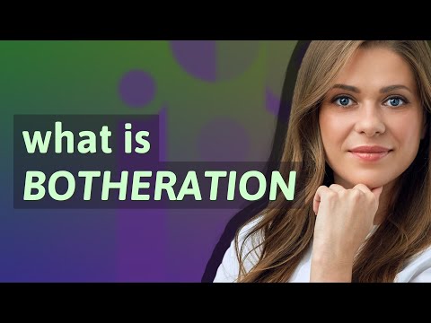 Botheration | meaning of Botheration