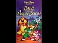 Digitized Opening To Basil The Great Mouse Detective VHS UK