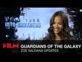 Zoe Saldana Updates On Guardians Of The Galaxy