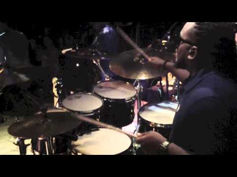 Marcus Thomas on drum | in akron ohio w/ Eric Darius (drum cam)