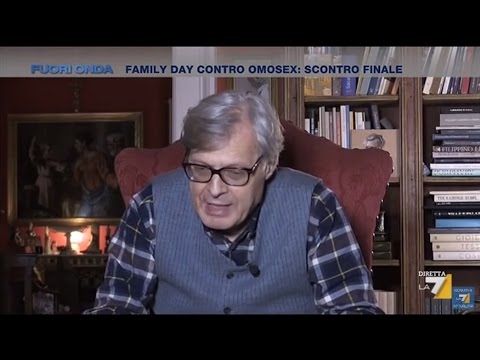 Boutade di Vittorio Sgarbi: "Il matrimonio è un'inculata per tutti, non solo per i gay!"