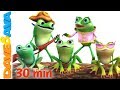 Five Little Speckled Frogs Nursery Rhymes Collection From Dave And Ava