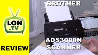 Brother ADS-3000N High Speed Document Scanner Review and how to configure network settings