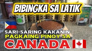 SARI-SARING KAKANIN BIBINGKA SA LATIK- PAGKAING PINOY SA CANADA 🇨🇦