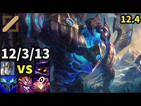 Galio Mid vs Veigar - KR Challenger | Patch 12.4