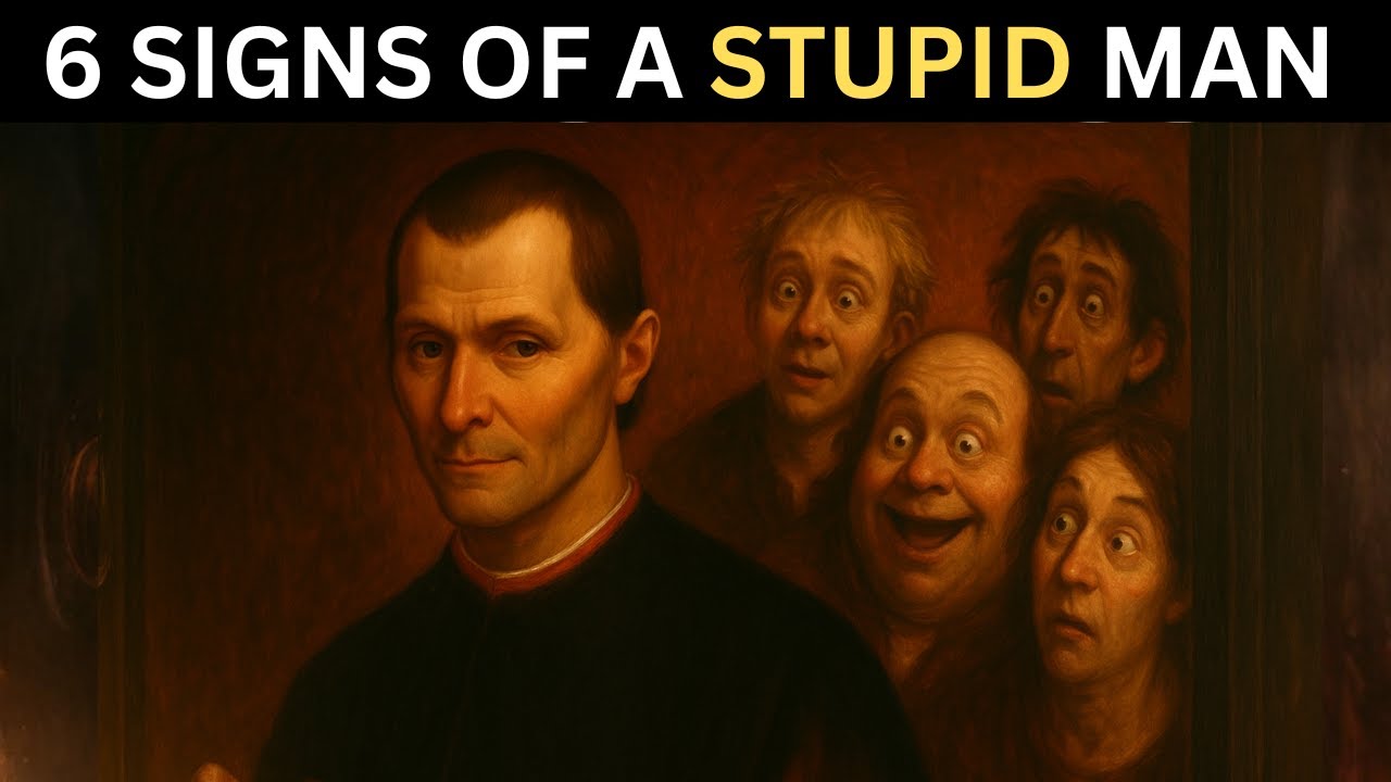 6 Signs Of A STUPID Man - Machiavelli