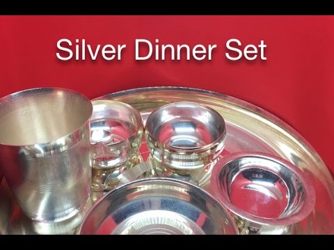 Silver dinner set