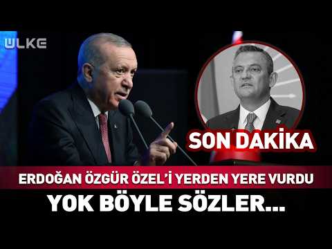 Erdoğan Özgür Özel'i Yerden Yere Vurdu! Yok Böyle Sözler... #Sondakika