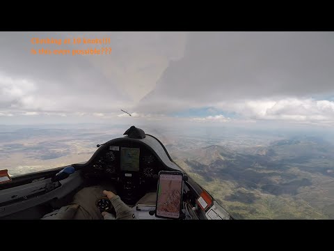 What's it Like to Climb in a glider at 19 Knots (1,900 fpm = 22 mph straight up)
