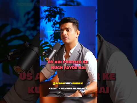 Did the Air Purifiers Really Works ? 🤨👀 II ft: @ranveerallahbadia #airpurifier #air #shorts