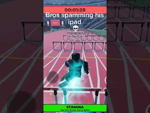 bro wont get off the game 💀 Roblox Track & Field Infinite #Roblox #robloxgamer #shorts #yt #shorts
