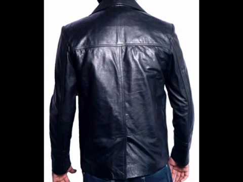 Mens Real Leather Coat Life on Mars.wmv