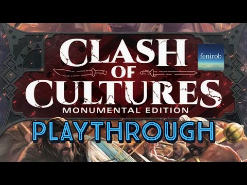 Clash Of Cultures: Monumental Edition Board Game | Playthrough