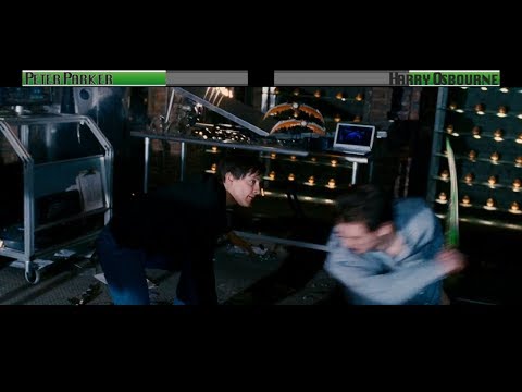 Peter Parker vs Harry Osbourne...with healthbars